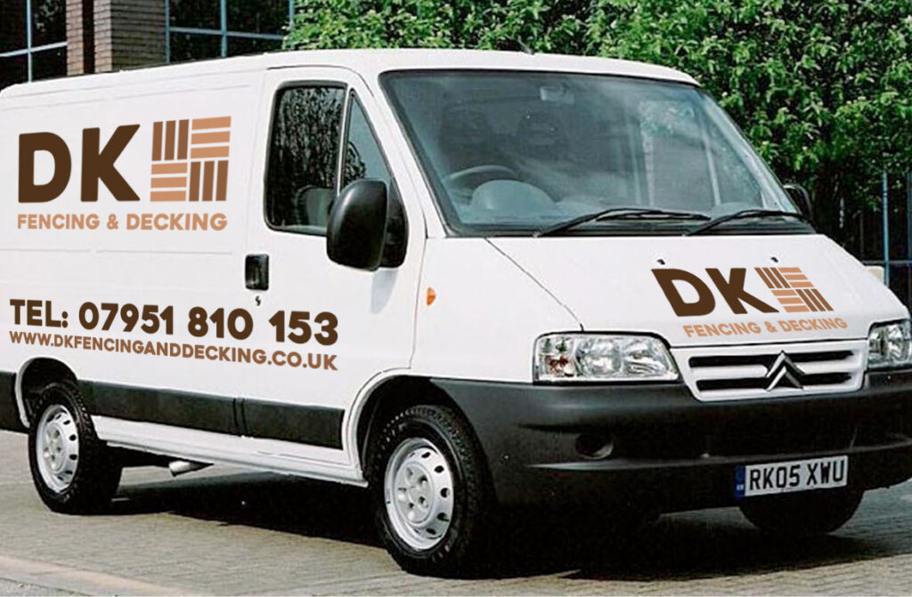 DK Fencing and decking van